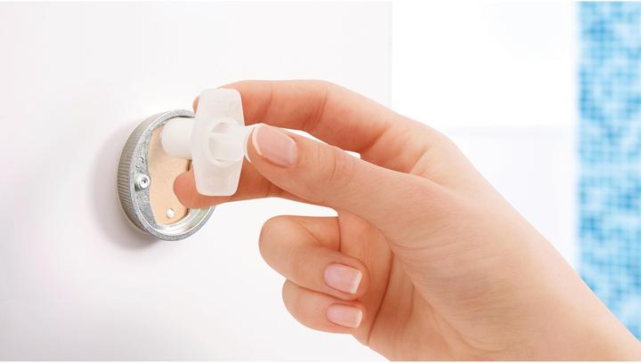 Produktbild tesa LUUP Toilettenrollenhalter inkl. Klebelösung ohne Bohren