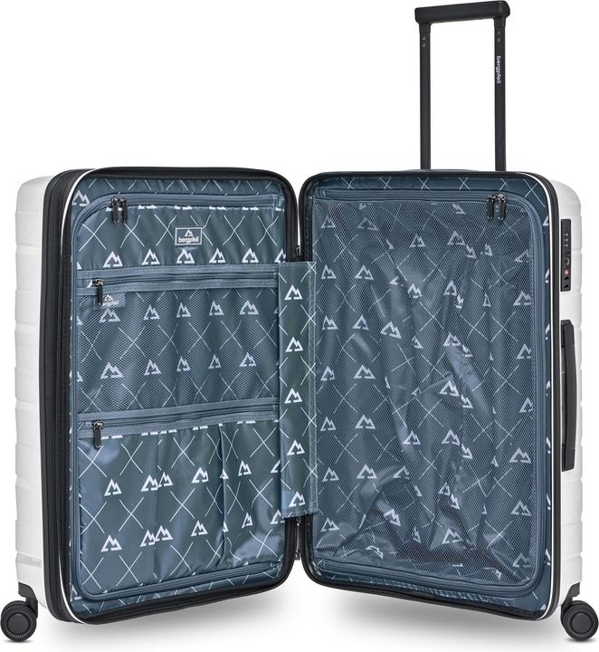Actual product image Bergpfeil Travel 4-Rollen Trolley M 66 cm mit Dehnfalte (72 l)