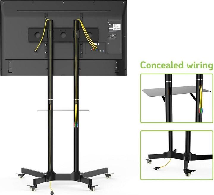Image du produit Techly ICA-TR6 Chariot TV (60 kg, 30" - 65")