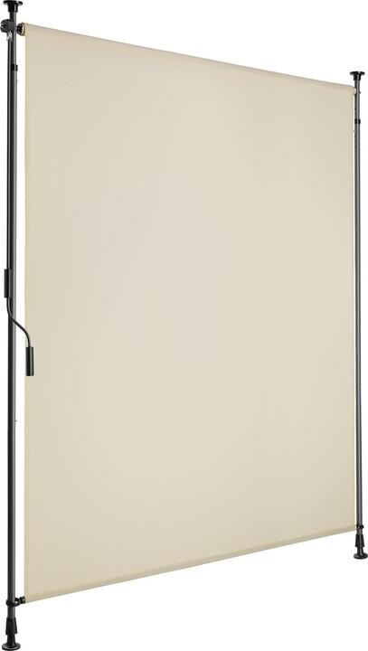 tectake Klemmmarkise Taija mit Handkurbel (1.28 m)