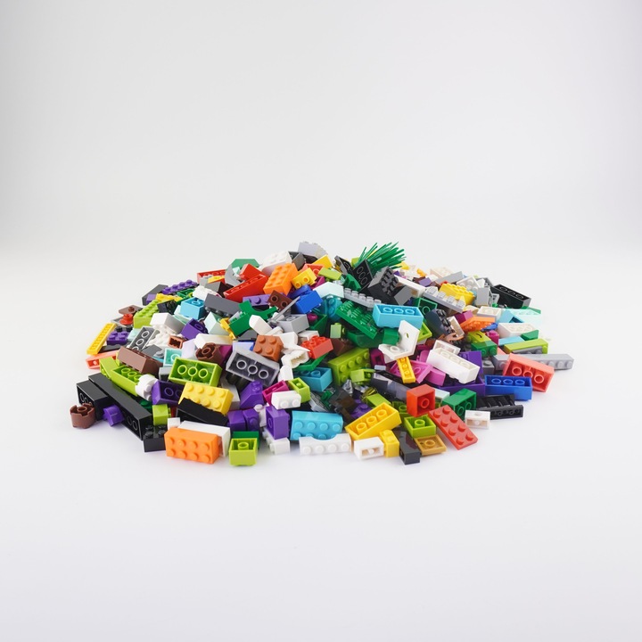 Produktbild LEGO Steine Bunt gemischt - 1000 gr. - ca. 1000 Stück - Colorful bricks mix - NEU (LEGO Zubehör)