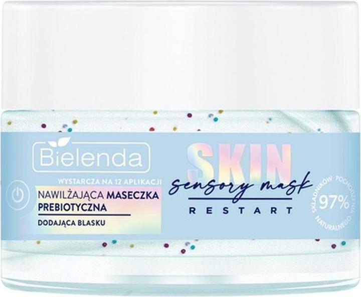 Bielenda Masque hydratant prébiotique illuminateur Huile d'amande de noix de coco Collagène