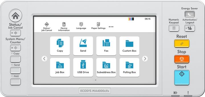 Actual product image Kyocera ECOSYS MA4000CIFX (Laser, Colour)