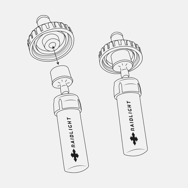 Actual product image Raidlight Filter Flask (0.76 l)