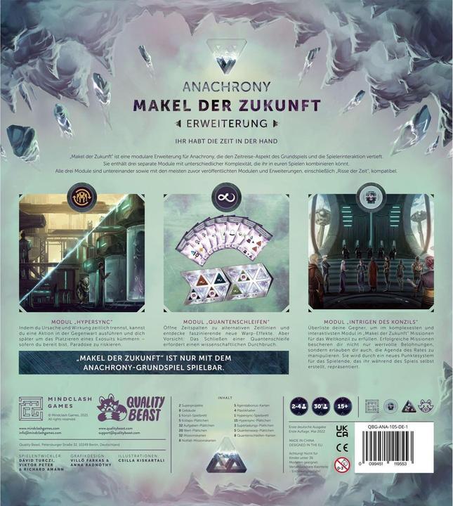 Actual product image Skellig Games Anachrony - Stain of the Future (Expansion) (German, 2 - 4 Players)