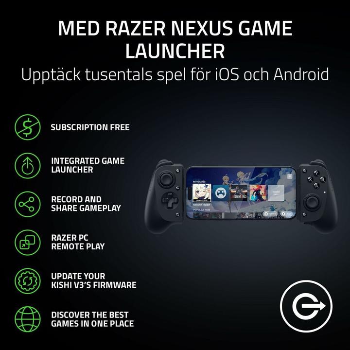 Immagine prodotto Razer Kishi V3 (Windows, Android, iOS)