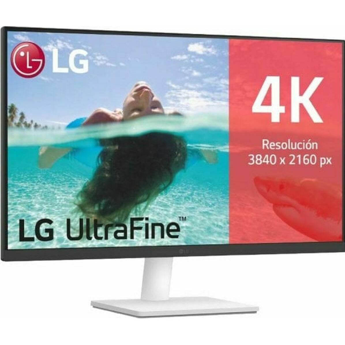 LG 27US500-W (3840 x 2160 Pixel, 27"), Monitor, Weiss