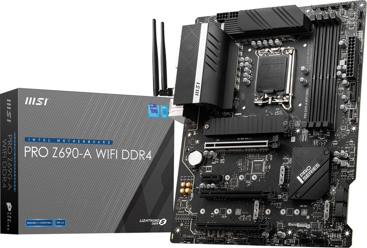 Actual product image MSI Pro Z690- Wifi (LGA 1700, Intel Z690 (DDR4), ATX)