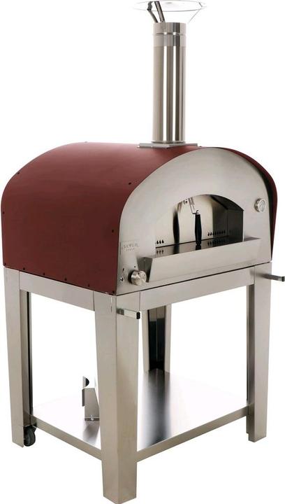 Seven Italy Eros OutdoorFour à gaz avec chariotRouge (Four à pizza à gaz)