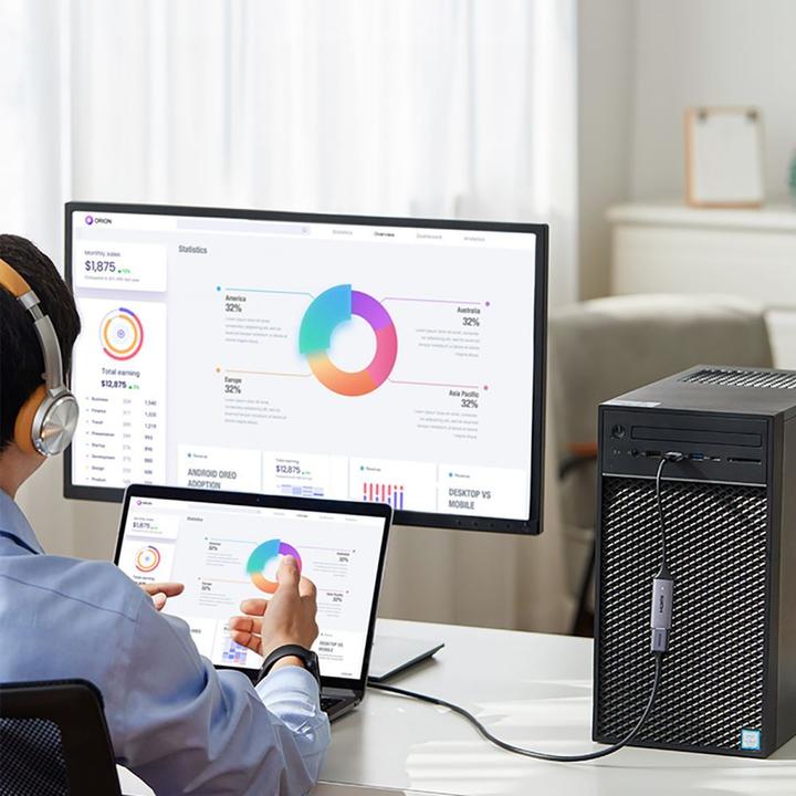 Image du produit Ugreen USB type-C vers (USB-A, USB-C)
