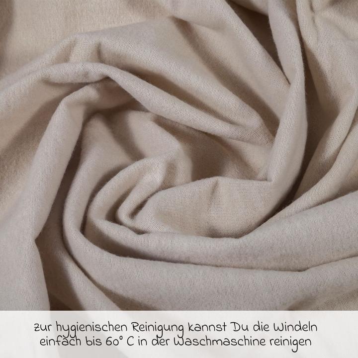 Produktbild Makian Moltontücher Moltontuch / Moltonwindel 3er Pack 80 x 80 cm - (80 cm, 80 cm)