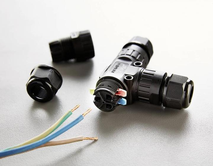 Actual product image Heitronic 501339 Cable connector with plug-in terminals (L x W x H) 111 x 69 x 25 mm 1 pc.