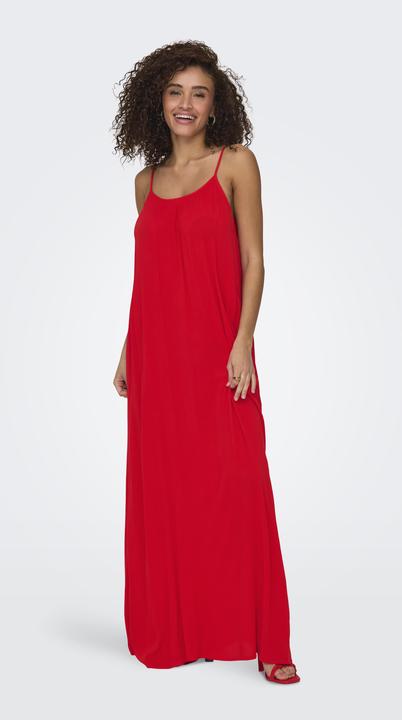 Produktbild Only Normal geschnitten Kleiner Stehkragen mit Knopfleiste Verstellbare Träger Langes Kleid Kleid (M)