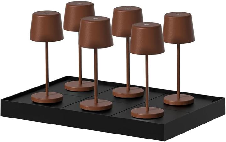 Actual product image Lumisky Vintage Dimmable Wireless LED Table Lamps with Charging Tray
