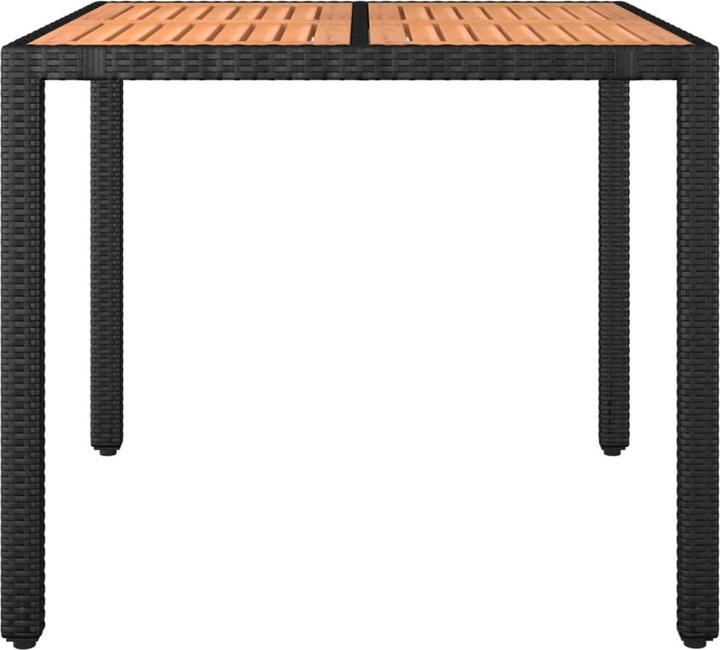 Produktbild vidaXL Gartentisch mit Holzplatte (90 x 90 x 75 cm)