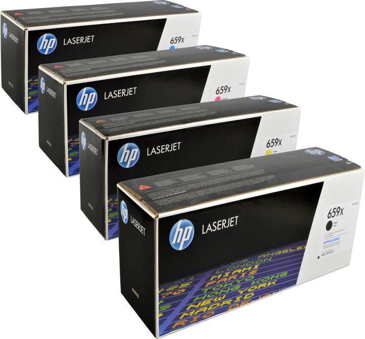 Image du produit HP 4 toner W2010X-W2013X 659X multipack K C M Y 4 couleurs (C, CF, M, Y)