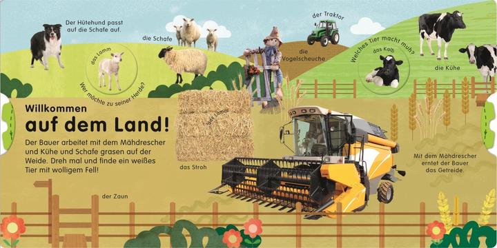 Immagine prodotto Erstes Lernen Drehen. Auf dem Bauernhof (Tedesco, DK Verlag - Bambini, 2021)