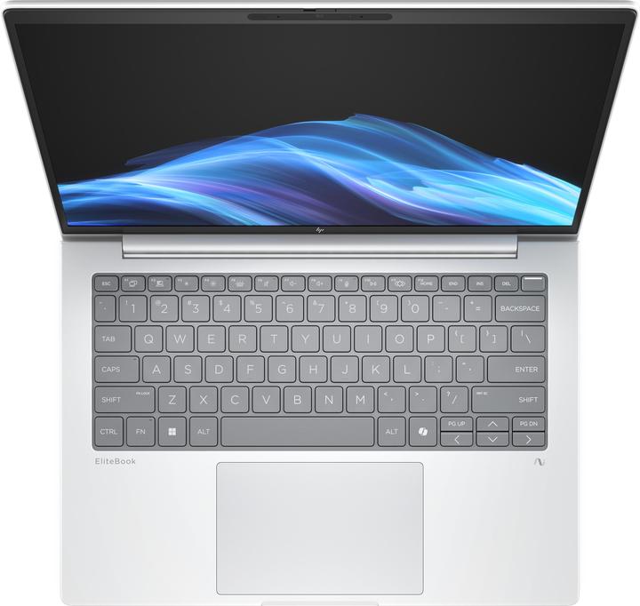 Actual product image HP EliteBook 8 G1i 14 inch Notebook Next Gen AI PC (14", Intel Core Ultra 7 258V, 32 GB, 1 GB, DE)