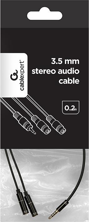 Produktbild Gembird Adapter audio microphon mini Jack/4PIN/0. Audio-Kabel.