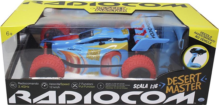 Immagine prodotto ODS Radiocom - Desert Master Buggy sc. 1:16Lunghezza 36 cm, RC 2.4 Ghz7 funzioni, velocita' 12 km/hSCOCC