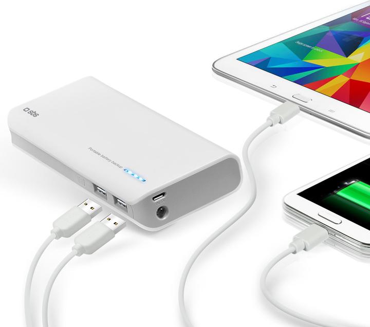 Immagine prodotto SBS Powerbank 10.400 mAh per tablet e smartphone (10000 mAh, 37 Wh)