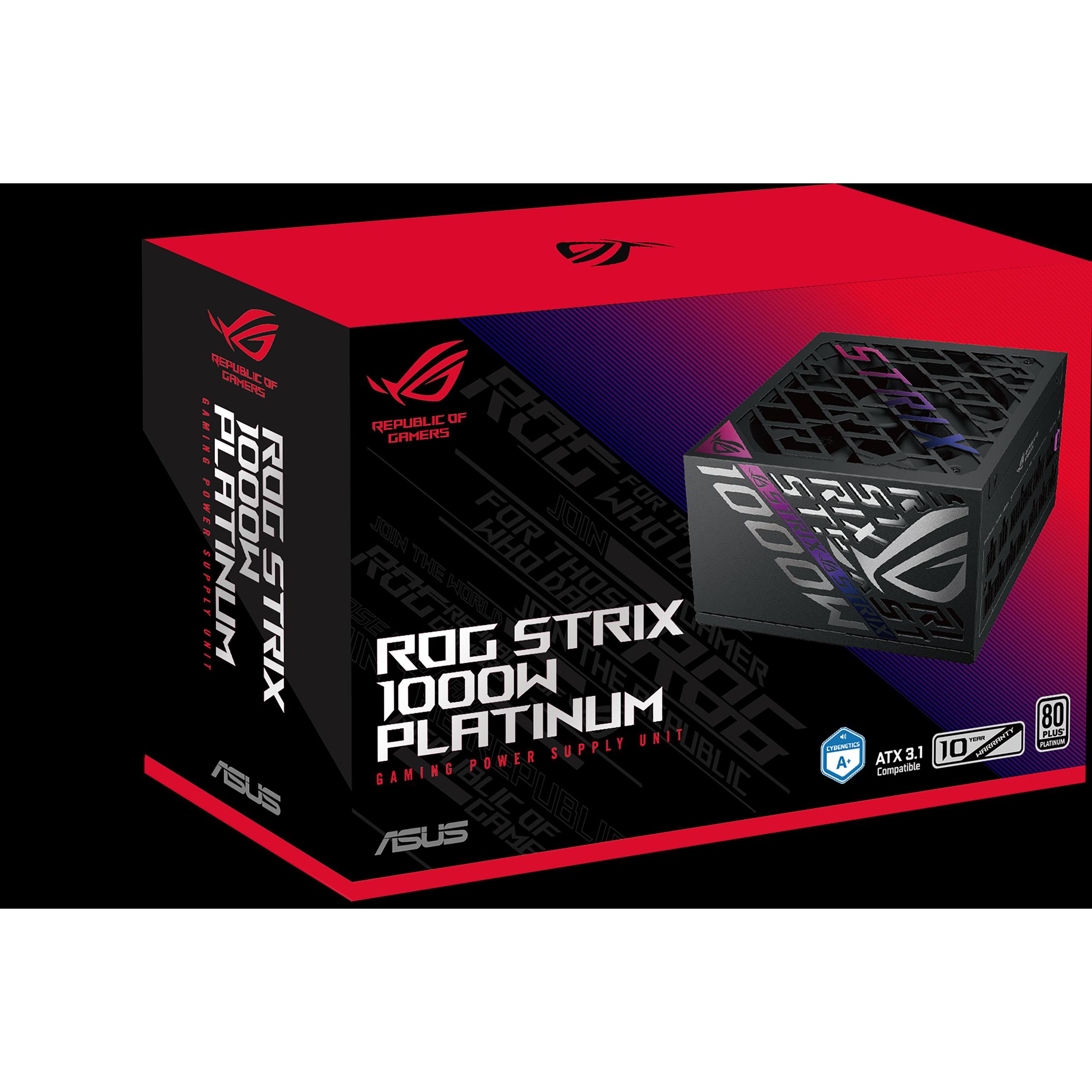 Thumbnail - ASUS ROG Strix 1000W (1000 W), PC Netzteil, Schwarz