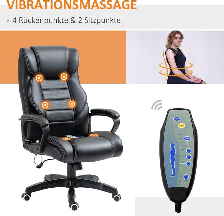 Actual product image Vinsetto Office chair with massage function (48 - 56 cm)