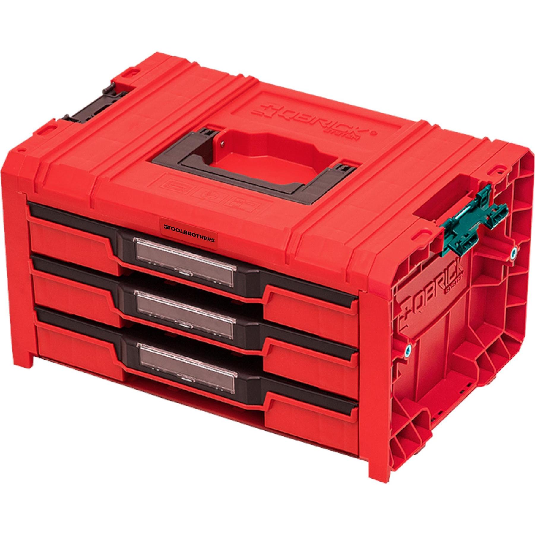 Tool Brothers, Werkzeugkoffer, Toolbrothers RHINO PRO Drawer 3 Toolbox 2.0 Expert RED ULTRA HD Werkzeugkoffer 450 x 310 ...