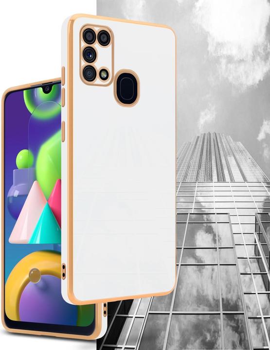 Actual product image Cadorabo Case for Samsung Galaxy M31 in TPU with camera protection LM130 Style (Samsung Galaxy M31)
