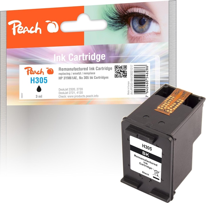 Produktbild Peach Tinte HP Nr. 305 / 3YM61AE Black (BK)