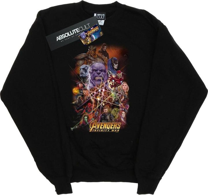 Produktbild Avengers Infinity War Charakter Poster Baumwolle Sweatshirt (M)