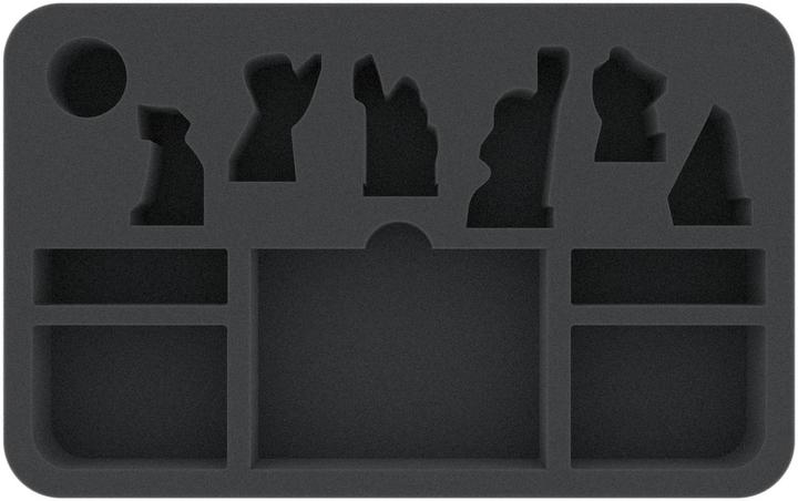 Actual product image Feldherr HSCA050P07 - Half-Size Case 50 for Warhammer Underworlds: Harrowdeep - The Exiled (Foam material)