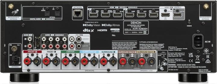 Immagine prodotto Denon AVR-X2800H (7.2 canali, AM, FM)