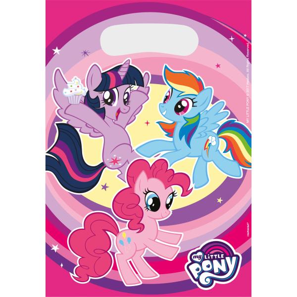 Actual product image Amscan My Little Pony Loot bags, 8pcs. (8 x)