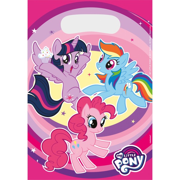 Actual product image Amscan My Little Pony Loot bags, 8pcs.