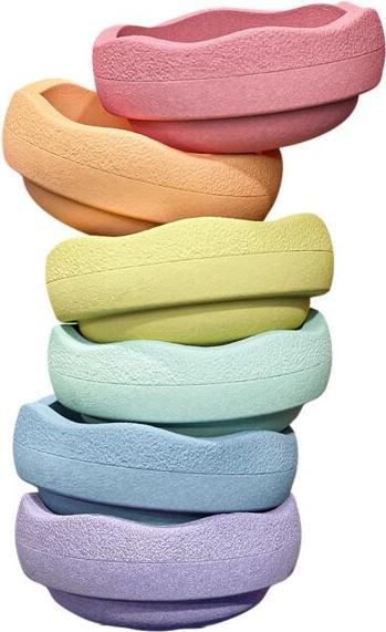 Produktbild Stapelstein ® MINI Rainbow Pastel 6 (6 Stk.)