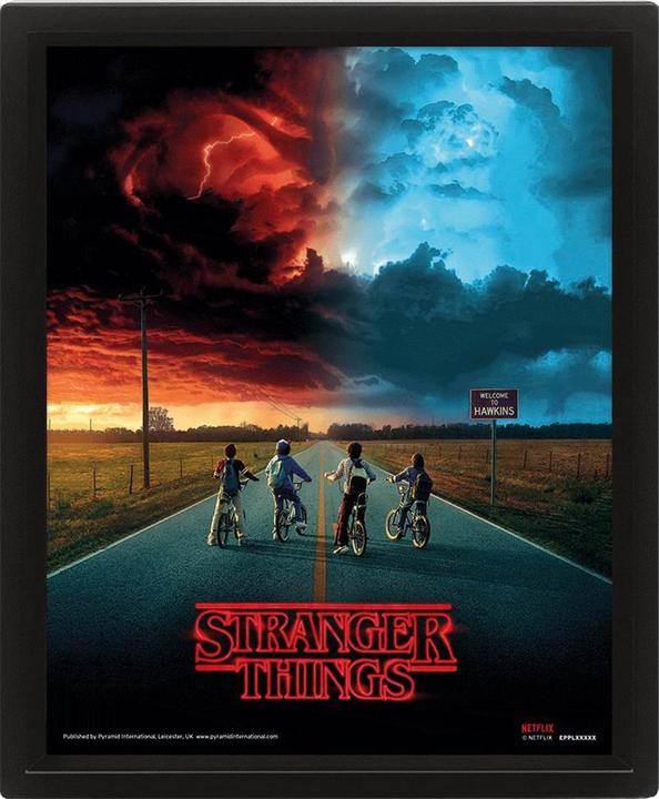 Immagine prodotto Pyramid Framed 3D Cornice Stranger Things Mind Flayer 26x20cm (26 x 20 cm)