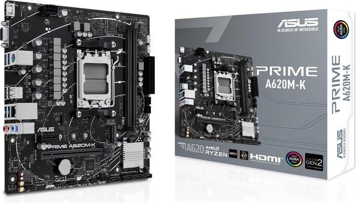 Immagine prodotto ASUS PRIME A620M-K (AM5, AMD A620, mATX)
