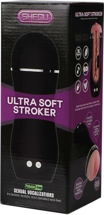 Actual product image Shequ Vibrating Masturbator USB Tiny Man