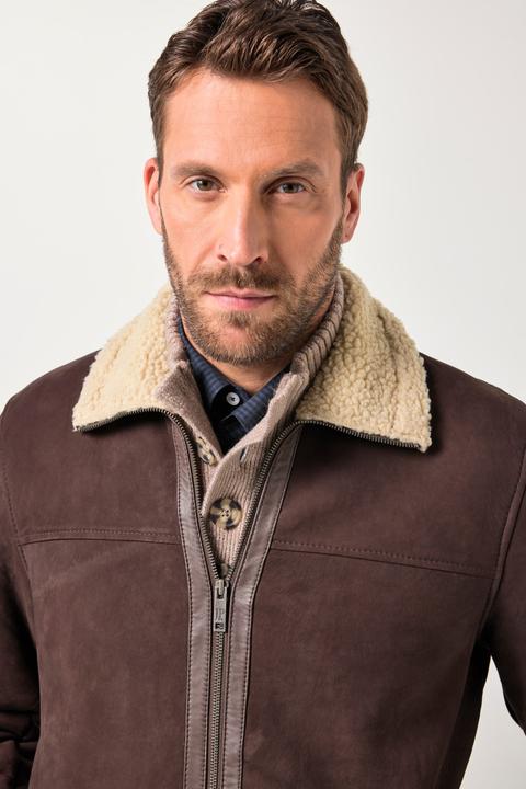 Immagine prodotto JP1880 Giacca di vera pelle nappa d'agnello con interno in teddy, fino alla tg. 7XL (5XL)