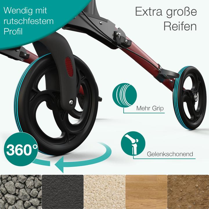 Produktbild Aktivshop Leichtgewichtrollator »Move«, Rot