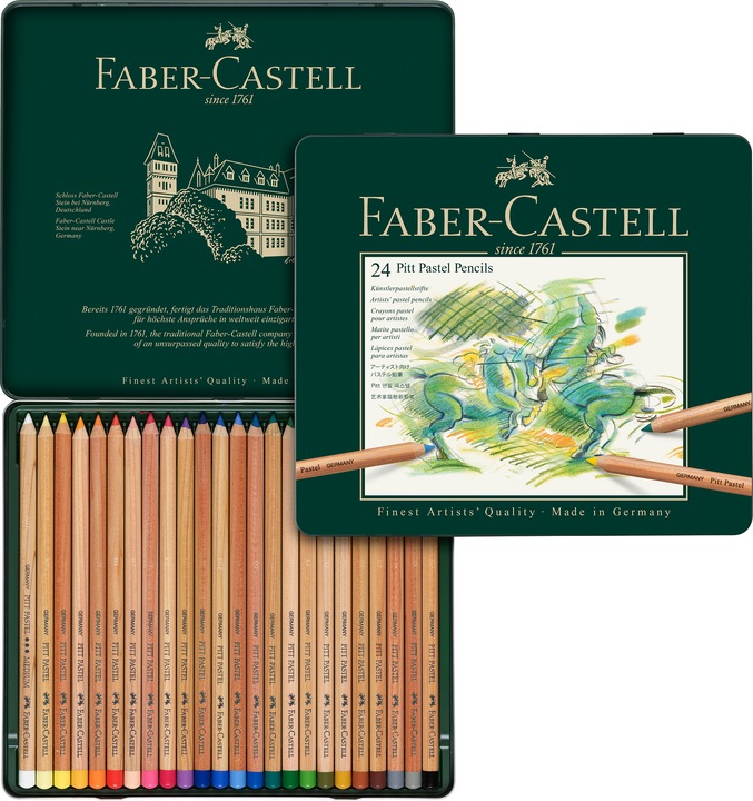 Immagine prodotto Faber-Castell Matita colorata PITT PASTELL (Multicolore, 24 x)