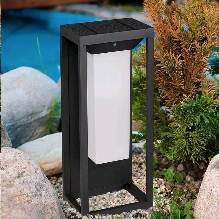 Produktbild V-TAC VT77 2W LED Solar Wandleuchte SAMSUNG Chip Grey Body 3000K (220 lm, IP65)