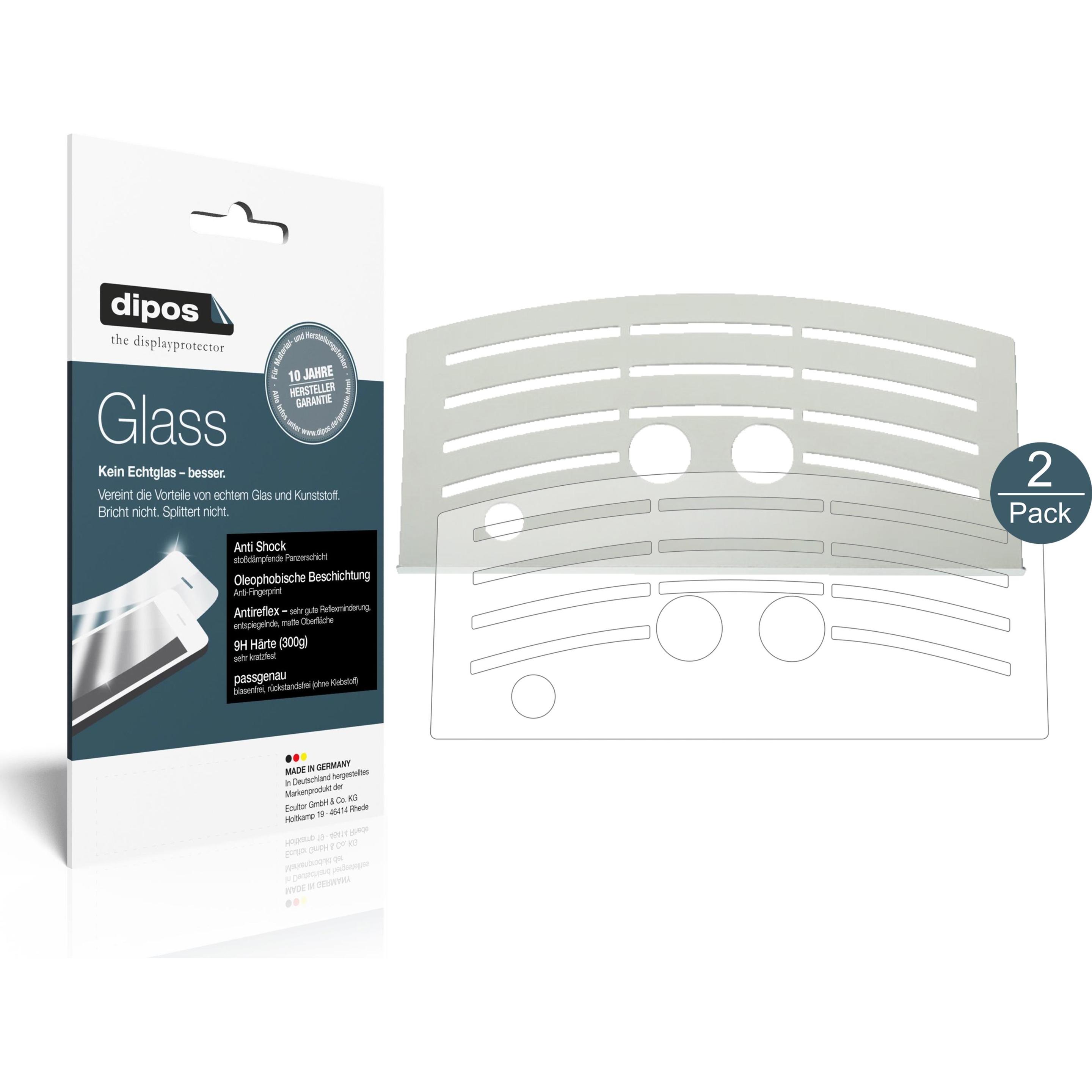 Dipos Displayschutz Anti-Shock, Zubehör Kaffeemaschinen, Transparent