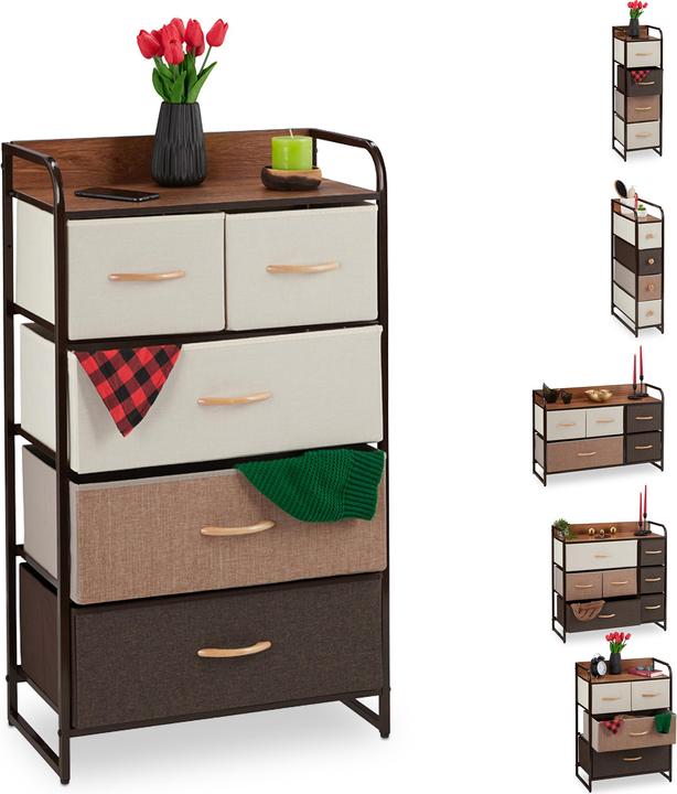 Productafbeelding Relaxdays Ladekast (58 x 31,5 x 100 cm)