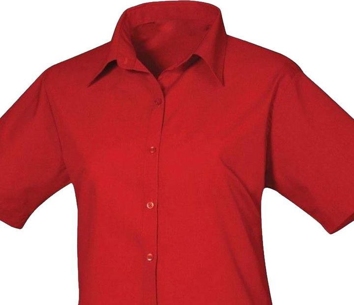 Actual product image Premier Womens/Ladies Poplin Short-Sleeved Blouse (42 D)