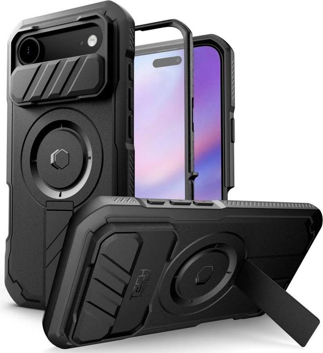 Actual product image Tech-Protect Kevlar MagSafe Case für iPhone 17 Air - Schwarz (Apple iPhone 17 Pro)