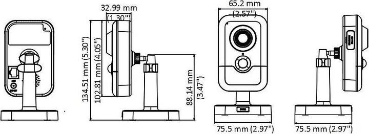 Actual product image Hikvision DS-2CD2423G0-IW(2,8mm)(W) (1920 x 1080 Pixels)