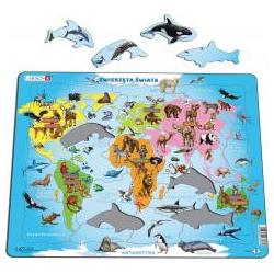 Larsen Maxi-Puzzle „Tiere der Welt“