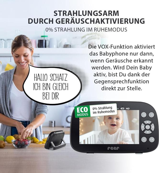 Actual product image Reer BabyCam Pro HD Move (Video & Audio, 300 m)